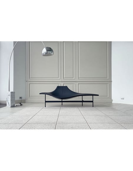 Terminal 1 anthracite leather Chaise Longue (Expo Offer) B&B Italia - 2