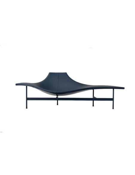 Terminal 1 anthracite leather Chaise Longue (Expo Offer) B&B Italia - 7