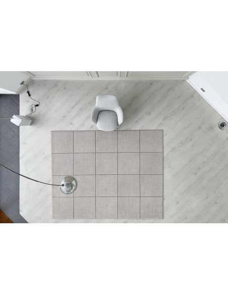 Fauteuil Caratos en tissu gris mélangé - 5