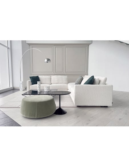 Canapé Alexander en tissu blanc sale (Offre Expo) - 1
