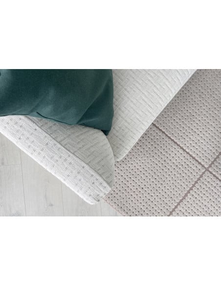 Canapé Alexander en tissu blanc sale (Offre Expo) - 5