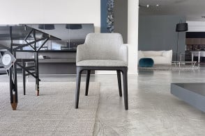 Poliform Grace Gray Fabric Chair (Expo Offer) 2
