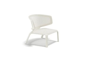 Fauteuil Club pour extérieur Seashell Dedon - 1