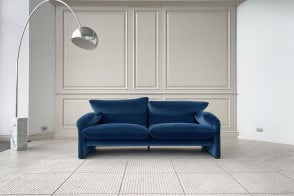 Canapé Maralunga Maxi bleu (Offre Expo) Cassina - 9 2