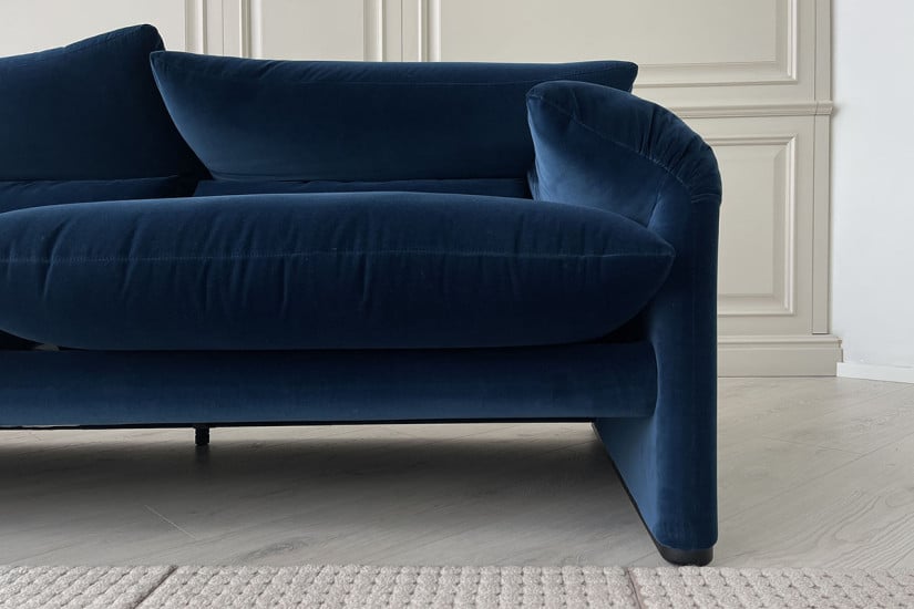 Maralunga Maxi Blue Sofa (Expo Offer) Cassina - 4