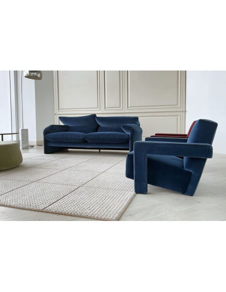 Canapé Maralunga Maxi bleu (Offre Expo) Cassina - 5