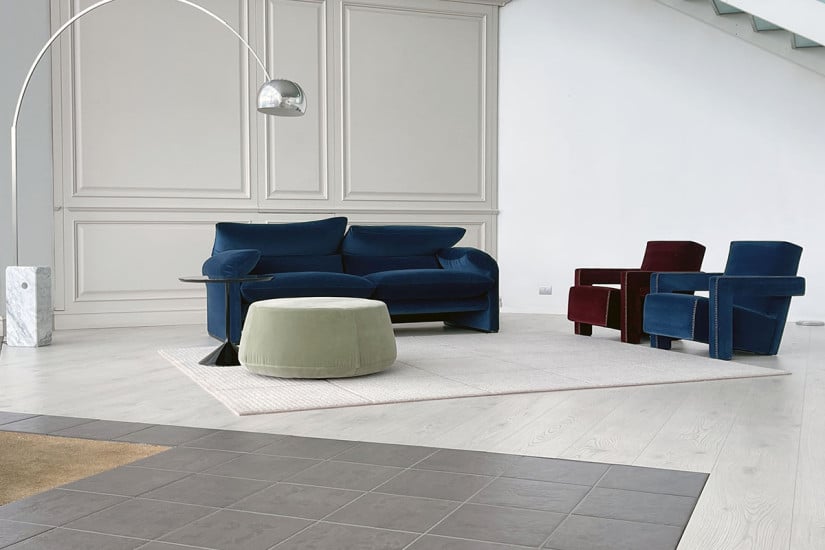 Maralunga Maxi Blue Sofa (Expo Offer) Cassina - 6