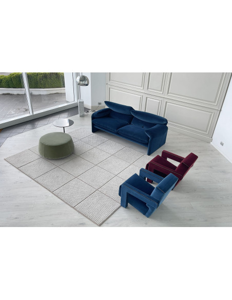 Maralunga Maxi Blue Sofa (Expo Offer) Cassina - 7