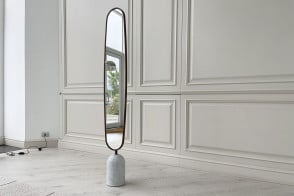 Miroir Ekero marbre blanc (Offre Expo) Porada - 1 2