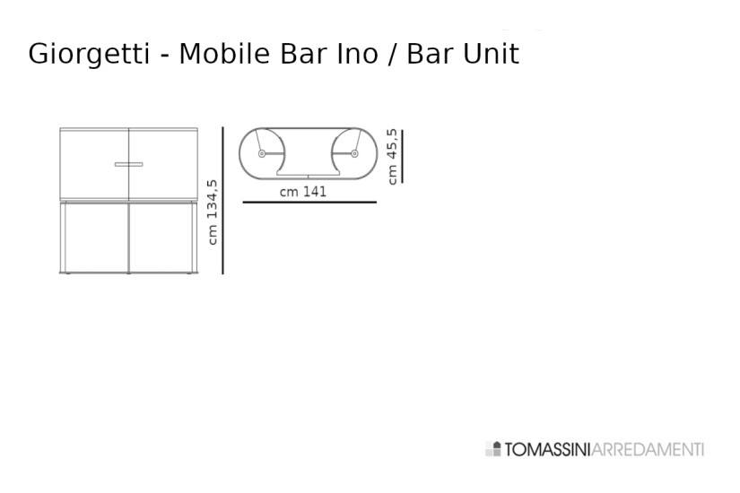 Ino 2 Doors Bar Cabinet (Expo Offer) Giorgetti - 10