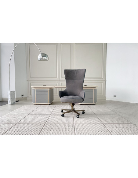 Poltrona Direzionale Genius in pelle blu (Offerta Expo) Giorgetti - 1
