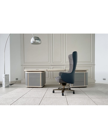 Tycoon Mahogany Desk (Expo Offer) Saba - 4