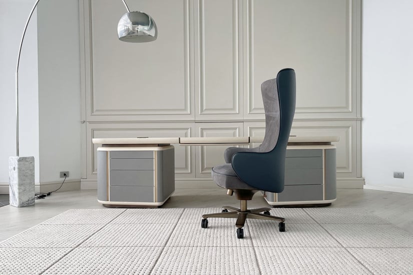Tycoon Mahogany Desk (Expo Offer) Saba - 4