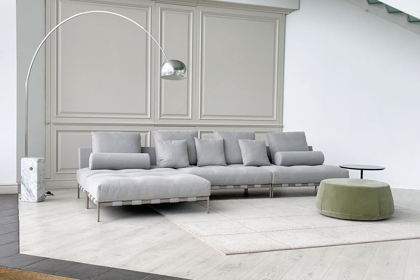 Pixel Light Indoor Grey Sofa (Expo Offer) Saba - 2