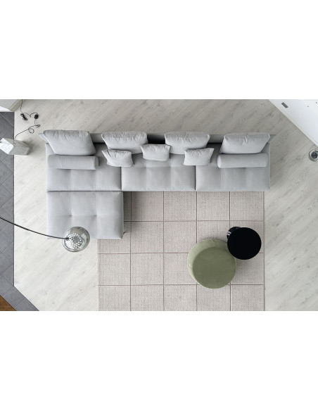 Pixel Light Indoor Grey Sofa (Expo Offer) Saba - 6