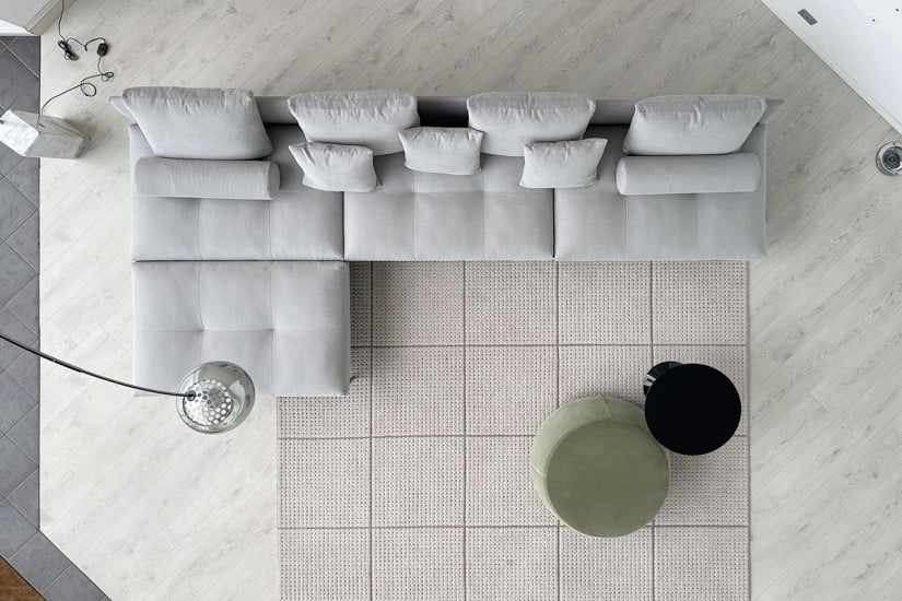 Pixel Light Indoor Grey Sofa (Expo Offer) Saba - 6