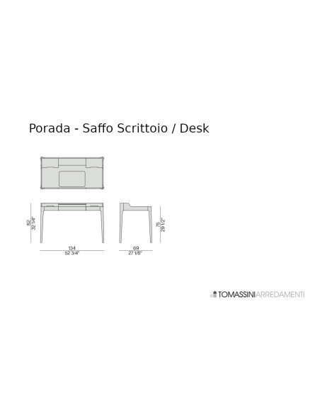 Scrittoio Saffo (Offerta Expo) Porada - 5