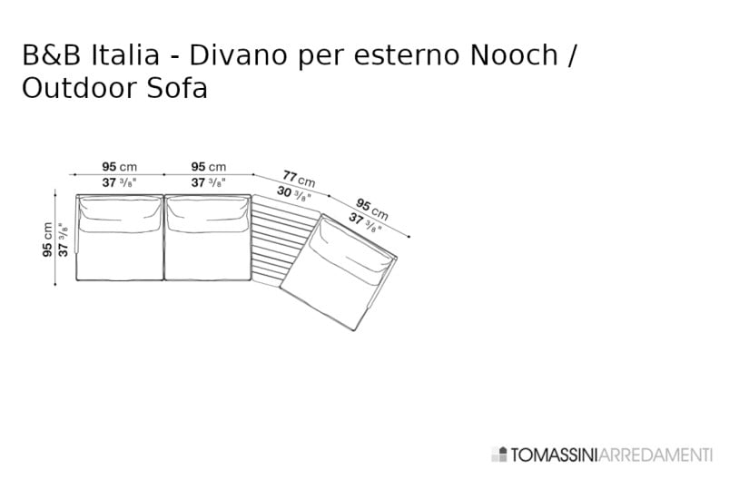 Canapé d'extérieur Nooch (Offre Expo) B&B Italia Outdoor - 10
