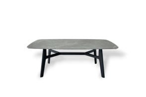 Table Curve en marbre gris (Offre Expo) Poliform - 7