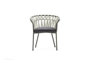 Emma Cross Outdoor Dining Armchair Varaschin - 1