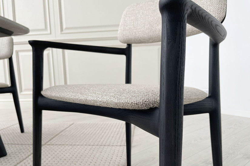 Chaise Curve avec accoudoirs (Offre Expo) Poliform - 4