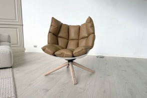 Poltrona Husk in pelle marrone (Offerta Expo) B&B Italia - 6 2