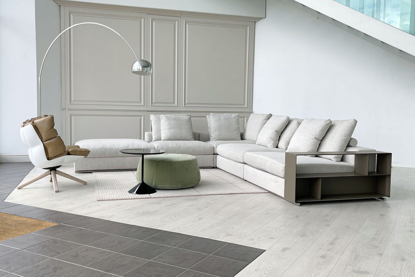 Groundpiece White Sofa (Expo Offer) Flexform - 2