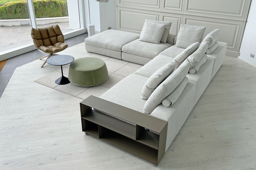 Divano Groundpiece bianco (Offerta Expo) Flexform - 5