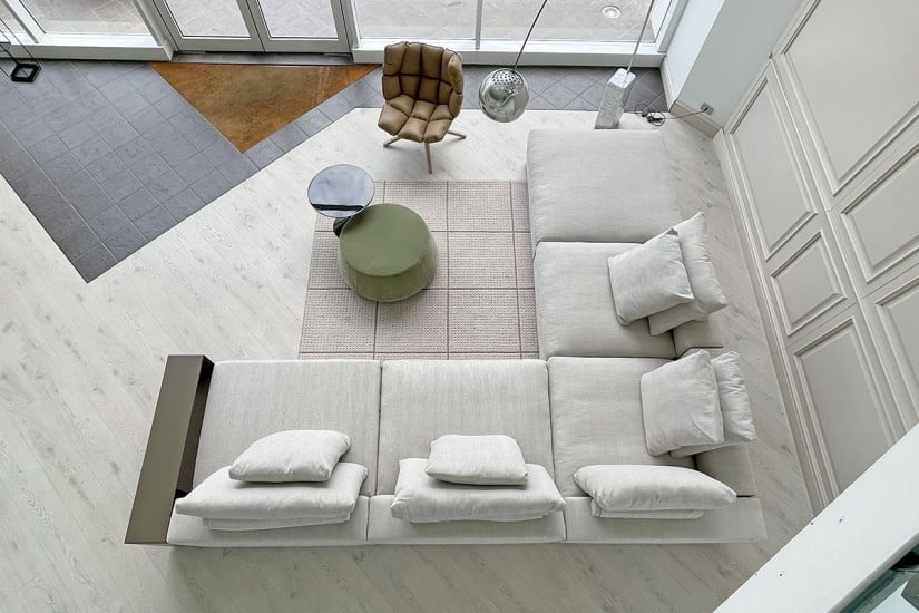 Groundpiece White Sofa (Expo Offer) Flexform - 6