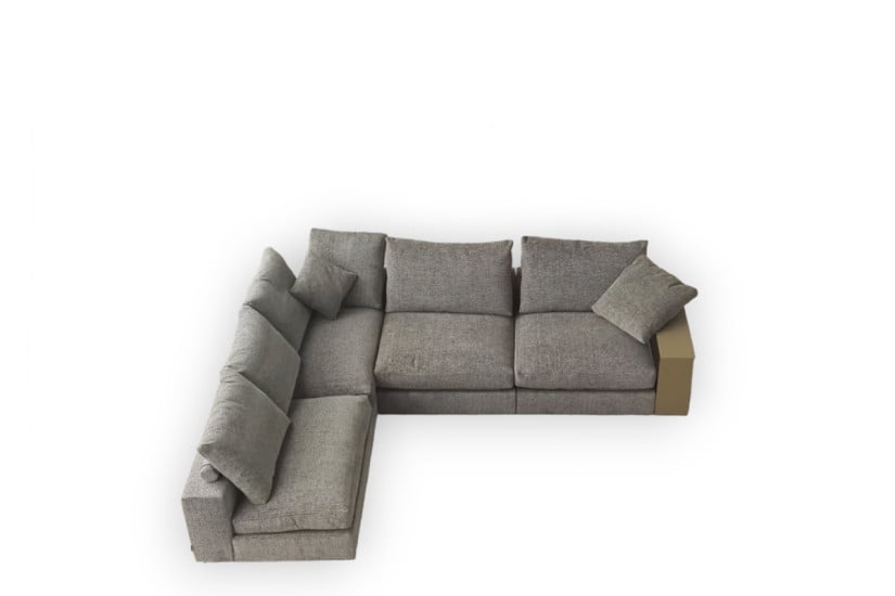 Canapé Groundpiece en tissu beige et noir (Offre Expo) Flexform - 6