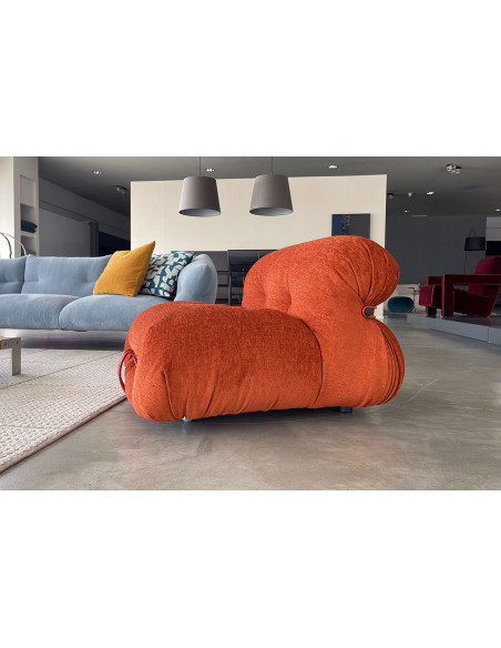 Fauteuil Soriana couleur rouille (Offre Expo) - 4