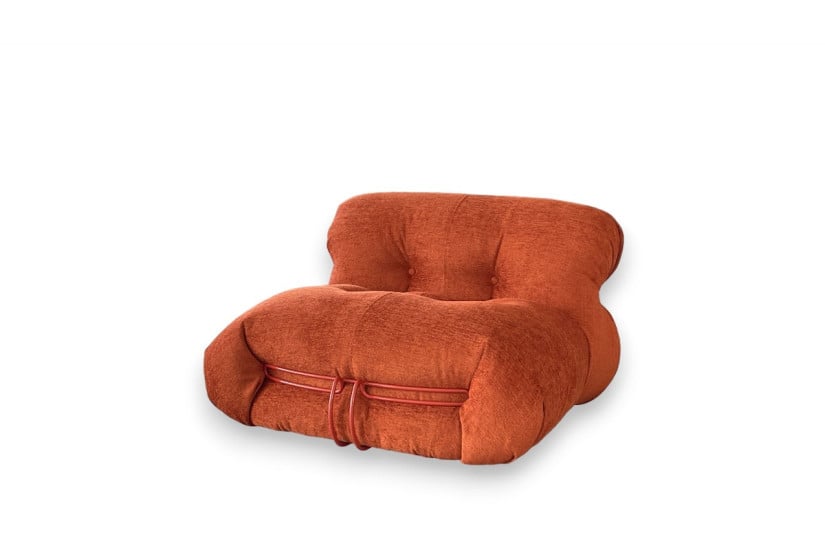 Fauteuil Soriana couleur rouille (Offre Expo) Cassina - 7