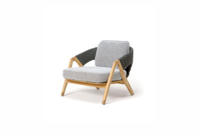 Knit Outdoor Lounge Armchair Ethimo - 1 2