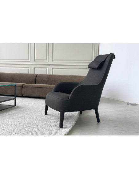 Fauteuil Bergère Febo gris (Offre Expo) - 3