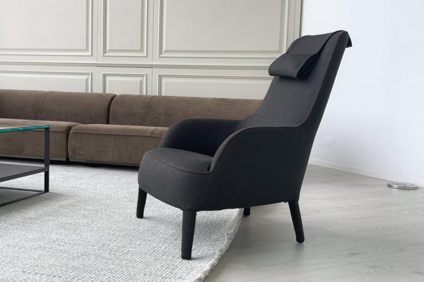 Fauteuil Bergère Febo gris (Offre Expo) - 3