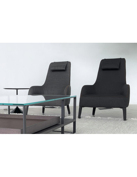 Fauteuil Bergère Febo gris (Offre Expo) - 4
