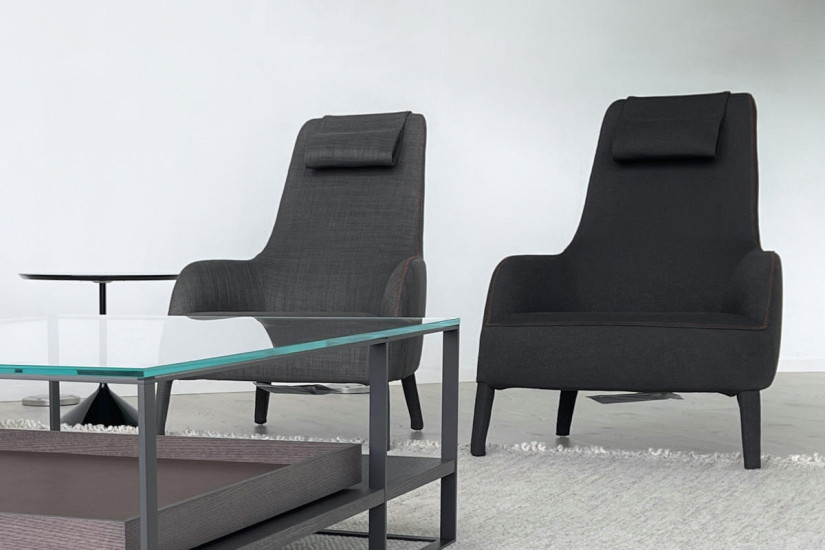 Febo Grey Bergère Armchair (Expo Offer)  - 4