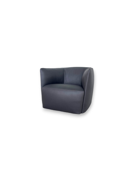 Fauteuil Santa Monica en cuir anthracite (Offre Expo) Poliform - 7