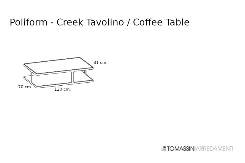 Tavolino Creek en marbre blanc (Offre Expo) Poliform - 7