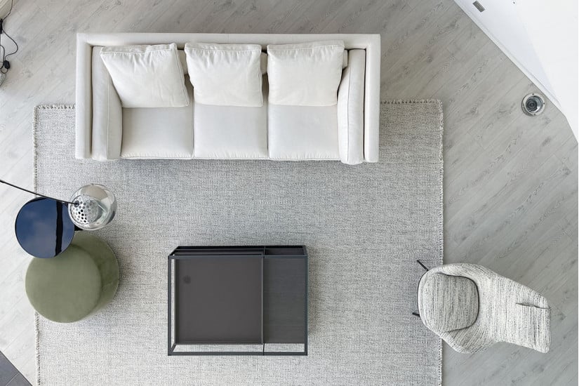 Florius White Sofa (Expo Offer)  - 5