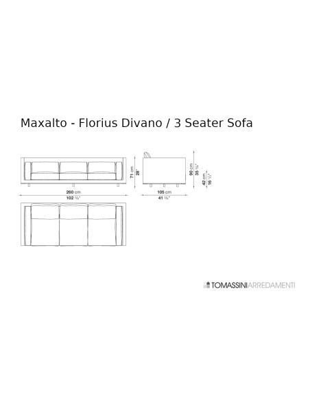 Florius White Sofa (Expo Offer)  - 7