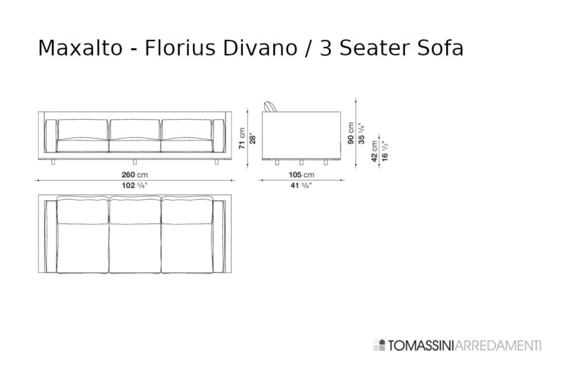 Divano Florius bianco (Offerta Expo)  - 7