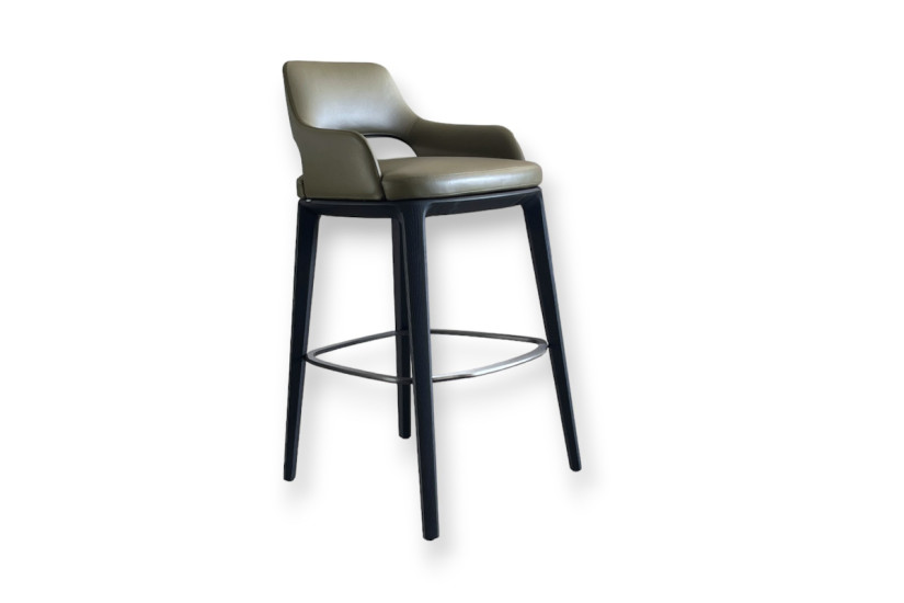 Tabouret Sophie Light en cuir vert (Offre Expo) Poliform - 7