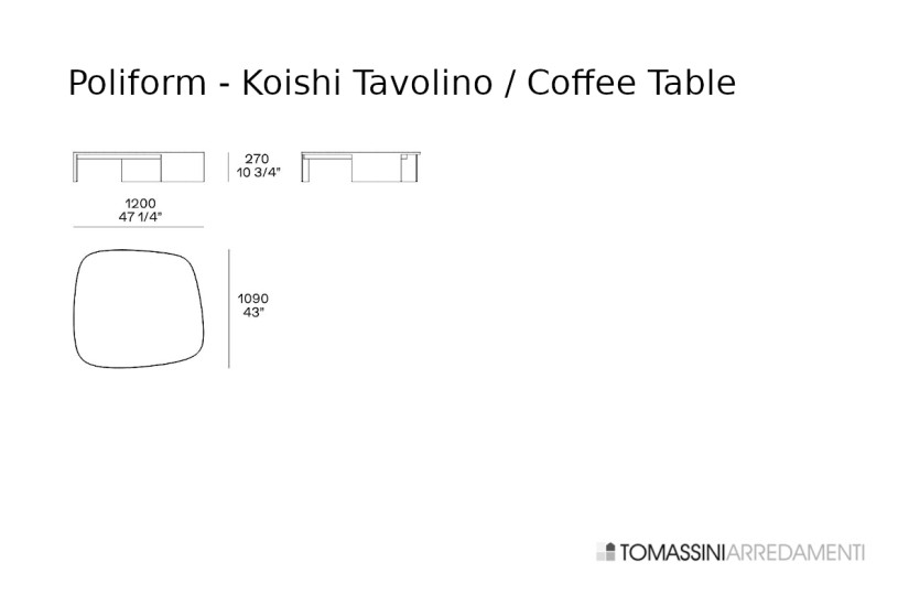 Tavolino Koishi in marmo (Offerta Expo) Poliform - 7