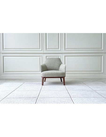 Fauteuil Jane Large en tissu taupe (Offre Expo) - 1