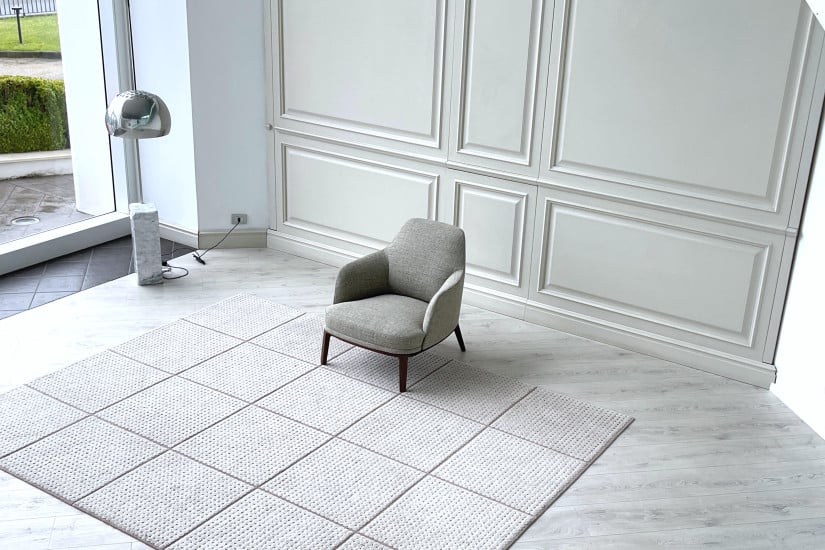 Jane Large Taupe Fabric Armchair (Expo Offer)  - 5