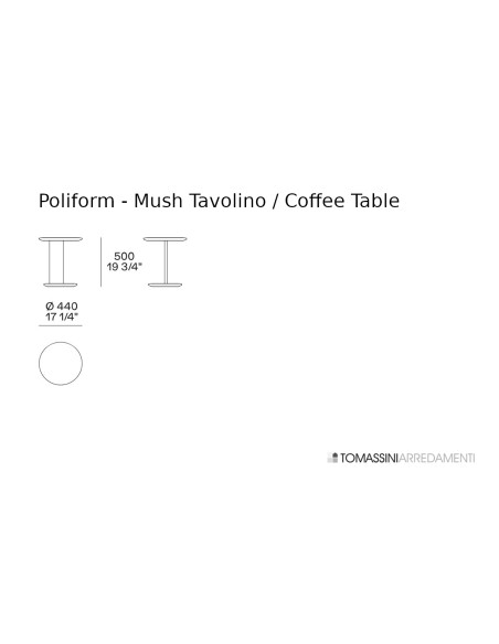 Tavolino Mush nero (Offerta Expo)  - 8