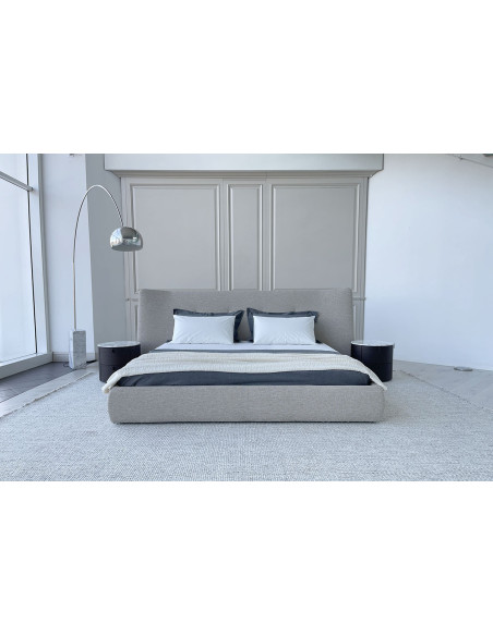 Lit Rever en tissu gris (Offre Expo) - 1