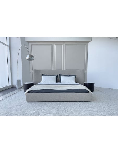 Rever Grey Fabric Bed (Expo Offer)  - 1