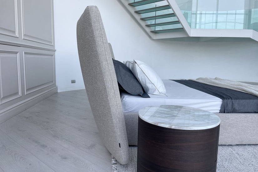 Rever Grey Fabric Bed (Expo Offer)  - 3